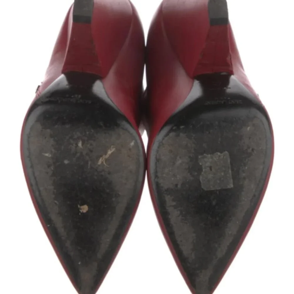 Saint Laurent Leather Bootie Women's Size: 10 | IT 40 - Picture 5 of 5